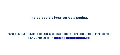 Banco Popular down