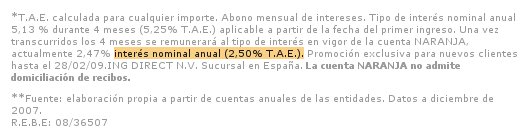 ING Direct - 2,50% TAE