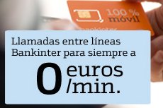 Bankinter Móvil - Llamadas a 0 céntimos el minuto entre clientes.