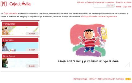 Caja de Ávila - Nueva web