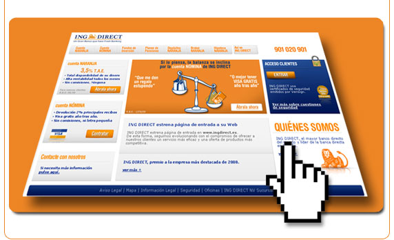 Nueva web de ING Direct