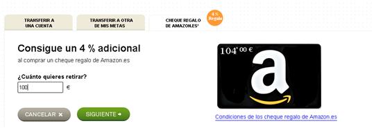 Cheque Regalo Amazon en Coinc